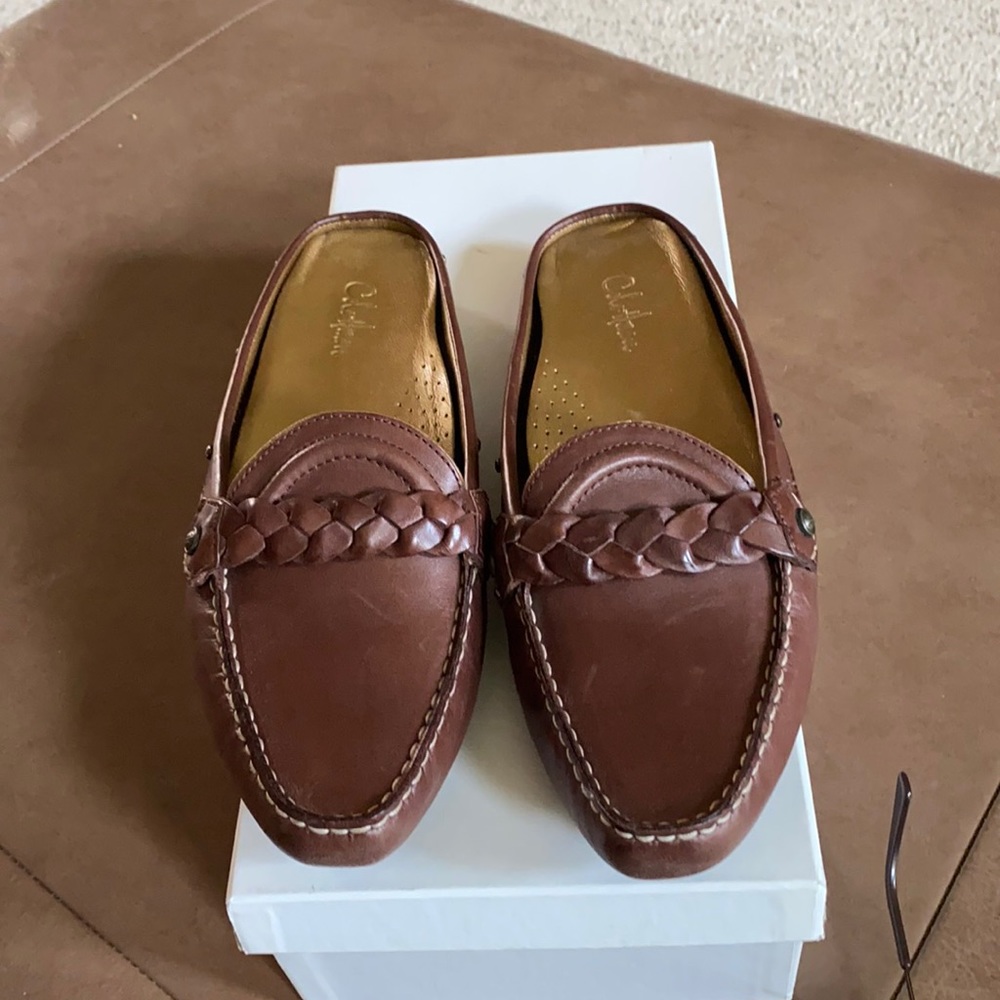 Cole Haan leather mules